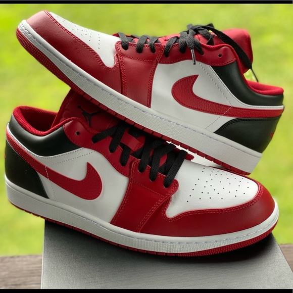 Jordan Other - Jordan1 Lows BULLS White Toe Breds size 13 BNIB
